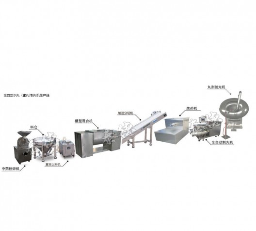 全自動水丸（蜜丸)制丸機生產線